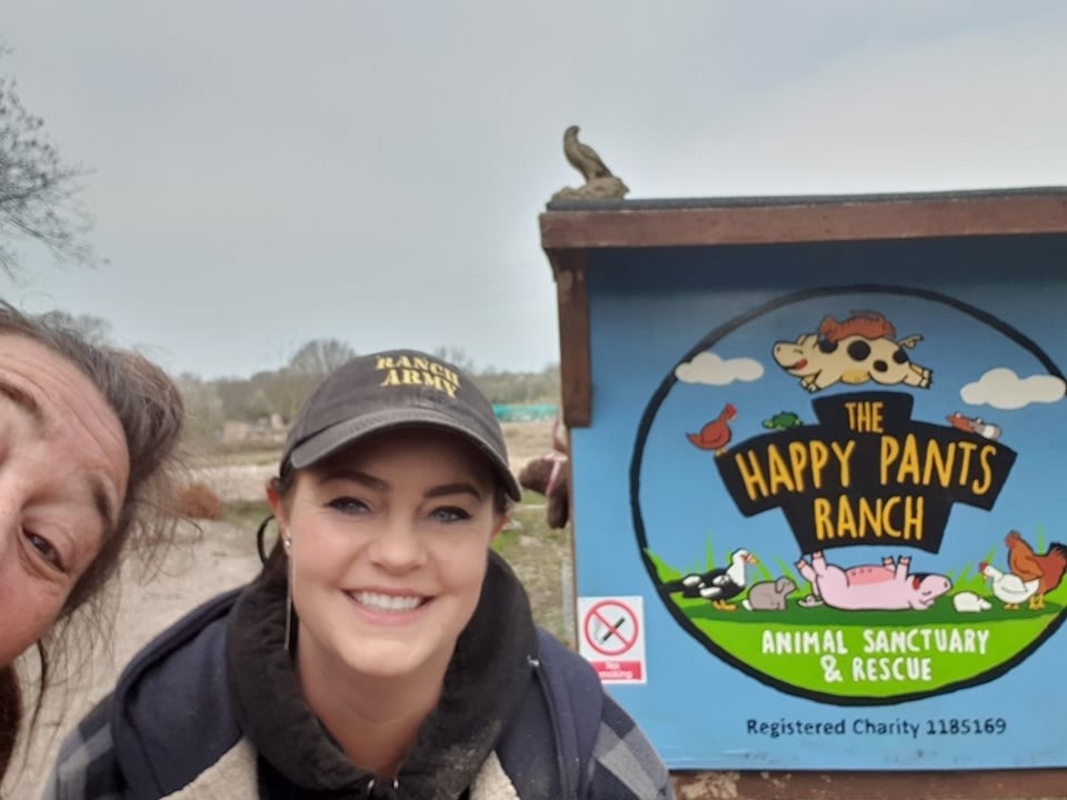 Photo of Melanie and Amey at The Happy Pants Ranch