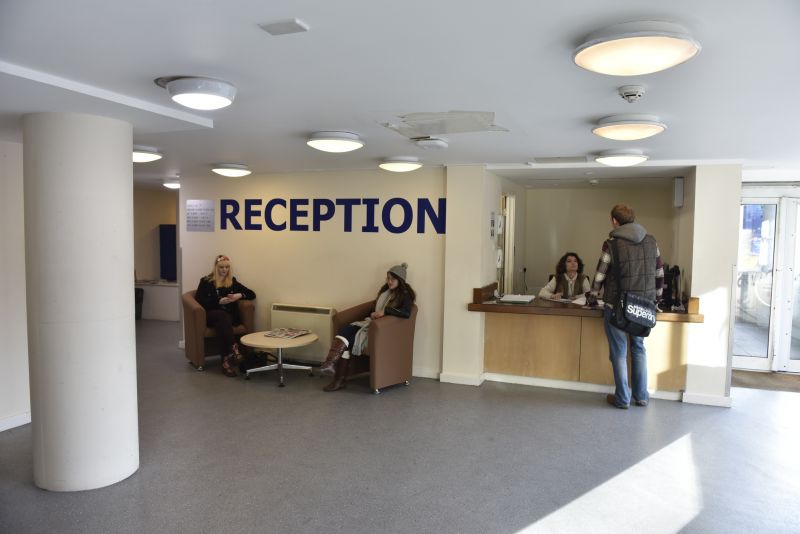 Cutty Sark Hall reception area