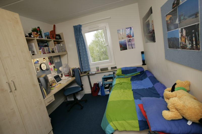 Study bedroom, McMillan Student Village