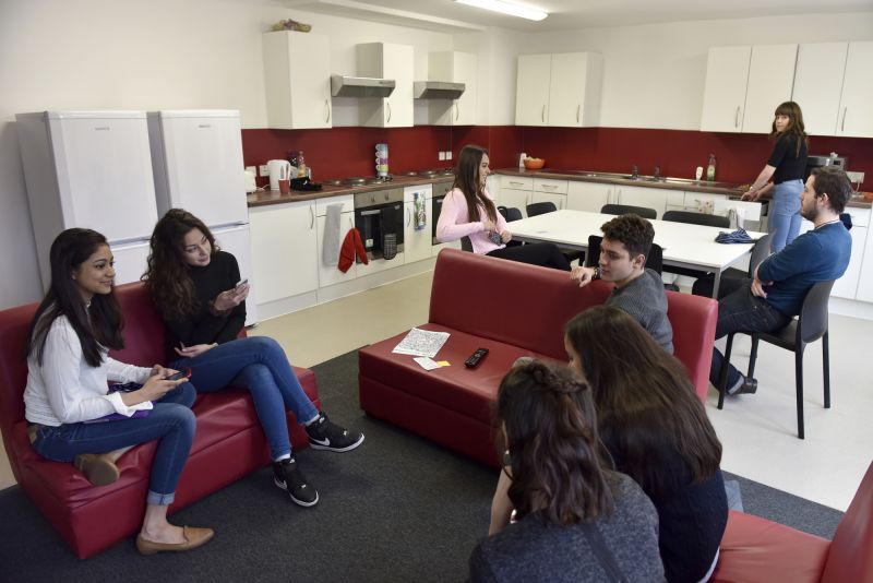 Lounge/kitchen, Daniel Defoe Hall