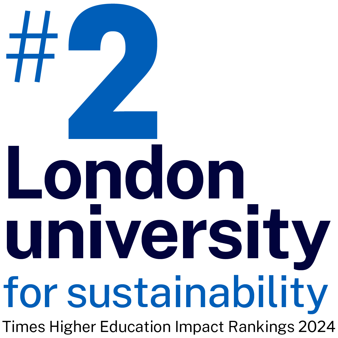 #2 in London for sustainability